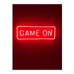 dekoraven Game On Gamer Neon Led Duvar Dekoru gameon1