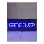 Dekoraven Game Over Gamer Neon Led Tabela Dekoratif Aydınlatma, goneonmav