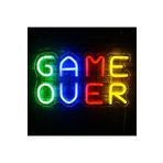 dekoraven Game Over Neon Tabela Neon Yazı Dekoratif Aydınlatma Ve Gece Lambası gorneon