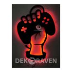 dekoraven Game Pad Led Işıklı Duvar Tablosu, gamepadrvn