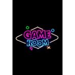 dekoraven Game Room Oyuncu Odası Gamer Neon Tabela Dekoratif Aydınlatma 70x40cm Pembe-Turkuaz, gamerroomneon21