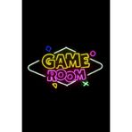 dekoraven Game Room Oyuncu Odası Gamer Neon Tabela Dekoratif Aydınlatma 70x40cm Sarı-Pembe, gamerroomneon21
