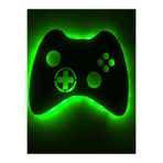 dekoraven Gamepad Led Işıklı Tablo Yeşil 55x40 cm, gameped