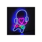 dekoraven Gamer Neon Tabela Neon Yazı Dekoratif Aydınlatma Ve Gece Lambası gamet2