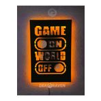 dekoraven Gamer Rgb Işıklı Kumandalı Tablo gameonrgb
