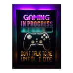 dekoraven Gaming In Progress Işıklı Tablo gamingprogress