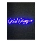 Dekoraven Gold Digger Neon Led Tabela Dekoratif Aydınlatma, goldmav2