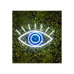 dekoraven Göz Neon Tabela Neon Yazı Dekoratif Aydınlatma Ve Gece Lambası 60x35 cm, gözneon