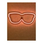 dekoraven Gözlük Neon Tabela Gözlükçü Neon Led Dekoratif Duvar Aydınlatması Turuncu 55x25cm, gözlükneon