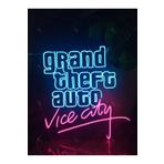 dekoraven Gta Vice City Neon Led Tabela Dekoratif Aydınlatma(50x50cm)