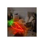 dekoraven Havuç Neon Tabela Dekoratif Aydınlatma, havuçneon