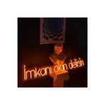 Dekoraven Imkanı Olan Delirsin Neon Led Tabela Yazı Dekoratif Aydınlatma(85X15Cm), imkanravtrurun