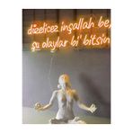 dekoraven Inşallah Neon Led Tabela, düzelicez