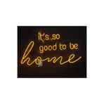Dekoraven Its So Good To Be Home Neon Led Duvar Dekorasyonu