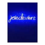 Dekoraven Joie De Vivre Neon Şekiller Işaret Led Dekoratif Duvar Aydınlatması Neon Duvar Yazısı, joiemavraven