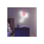 dekoraven Kadın Women Küpe Neon Tabela Neon Yazı Dekoratif Aydınlatma Ve Gece Lambası küpekadın