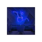 Dekoraven Kahve Coffee Neon Led Tabela Kafe Dekorasyon(50X70Cm), kahmav21