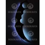 dekoraven Karambit Bıçak Led Işıklı Tablo beyaz