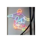 dekoraven Kaykay-skateboard Neon Tabela Neon Yazı Dekoratif Aydınlatma Ve Gece Lambası kaykayneon