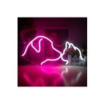 dekoraven Kedi ve Köpek Neon Led Tabela Dekoratif Aydınlatma kediköpek