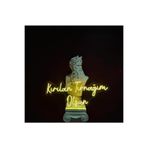 Dekoraven Kırılan Tırnağım Olsun Kuaför Güzellik Merkezi Neon Led Tabela(70X30Cm), olsunravsar