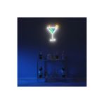 dekoraven Kokteyl Neon Tabela Neon Yazı Dekoratif Aydınlatma Ve Gece Lambası 40x20cm, kokteylraven1