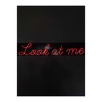 dekoraven Look At Me Neon Led Yazı Tabela, llokatme