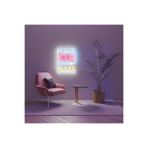 Dekoraven Make Your Own Rules Neon Tabela Neon Yazı Dekoratif Aydınlatma Ve Gece Lambası