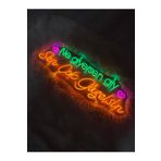 dekoraven Ne Giyersen Giy Sen Çok Güzelsin Neon Yazı Tabela Dekoratif Aydınlatma - 80x27
