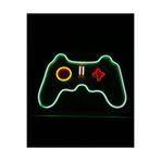 dekoraven Neon Led Gamer Oyuncu Konsolu Duvar Sembolü, GM0001