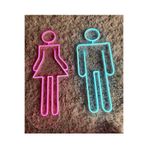 Dekoraven Neon Led Wc Tabelası Dekoratif Duvar Aydınlatması Neon Duvar Yazısı Işığımızla Hayalinizi Yansıtın