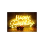 dekoraven Neon Tabela Dekoratif Aydınlatma, happyt
