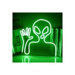 dekoraven Neon Tabela Neon Yazı Dekoratif Aydınlatma Ve Gece Lambası, uzaylı