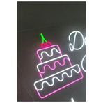 dekoraven Neon Tabela Pasta Neon Led 40x45cm Çok Renkli Dekoratif Aydınlatma, TYC00617558360