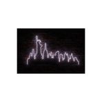 dekoraven New York Şehri Neon Led Tabela Pembe 100x44 cm, TYC00423578274