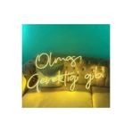Dekoraven Olması Gerektiği Gibi Yazılı Neon Led Tabela (60X42Cm), olmasravsar