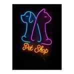 dekoraven Pet Shop Neon Tabela Dekoratif Aydınlatma, petshop