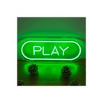 Dekoraven Play Neon Tabela Neon Yazı Dekoratif Aydınlatma, play80rav