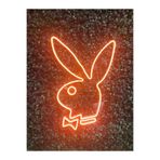 Dekoraven Playboy Tavşan Neon Led Aydınlatma(40X30Cm), playstun