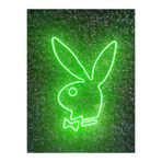 Dekoraven Playboy Tavşan Neon Led Aydınlatma(40X30Cm), playsyeş