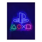 dekoraven Playstation Oyun Konsolu Gamer Neon led tabela