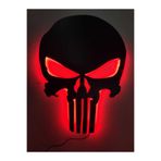 dekoraven Punisher Led Işıklı Tablo, punis1