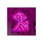 Dekoraven Sessizlik Dudak Neon Led Tabela Dekoratif Aydınlatma(50X35Cm), sessizravenpik