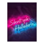 dekoraven Sıkıntı Yok Hallederiz Neon Yazı Tabela Dekoratif Aydınlatma 80x37 cm, sıkıntıyokraven