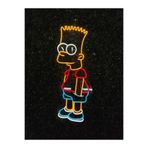 dekoraven Simpson Bart Neon Led Duvar Tabela, sims1