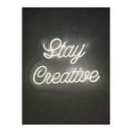 dekoraven Stay Creative Neon Tabela Kokteyl Neon Duvar Dekorasyonu Dekoratif Aydınlatma 50x35cm, staycre