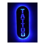 Dekoraven Tattoo Dövme Led Işıklı Ahşap Tablo Tabela, taatmav12