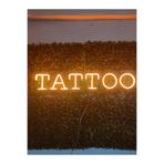 dekoraven Tattoo-Dövme Neon Led Tabela Dekoratif Aydınlatma 80x25 Cm Turuncu, tatnew21