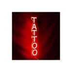 Dekoraven Tattoo-Dövme Neon Tabela Neon Yazı Dekoratif Aydınlatma, tatto80raven