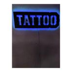 dekoraven Tattoo Dövmeci LED Işıklı Duvar Tabela, tatto1
